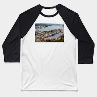 Bergen from Above Baseball T-Shirt